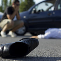 Person at fault helping after fatal car accident Person at fault helping after fatal car accident