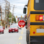 Hit-and-run with school bus in New York Hit-and-run with school bus in New York