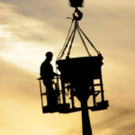 construction worker on scaffold construction worker on scaffold