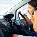 coffee driving woman coffee driving woman