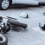 Helmet and motorcycle Helmet and motorcycle