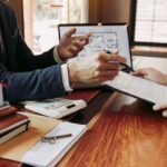 Real estate home are pointing to insurance contract signing and Real estate home are pointing to insurance contract signing and