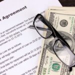 loan agreement close-up