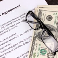 loan agreement close-up